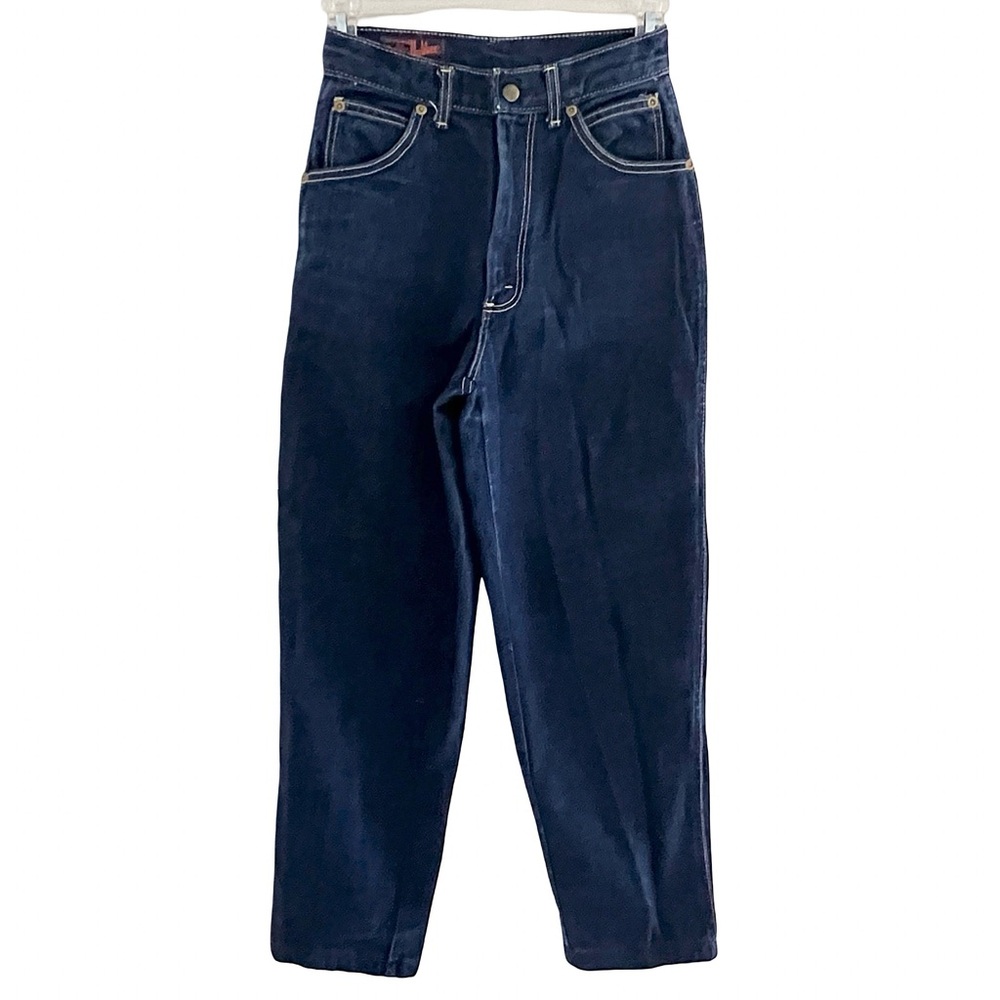 1970s Landlubber High-Rise Carrot Cut Jeans – Talon Zipper – Vintage USA Denim